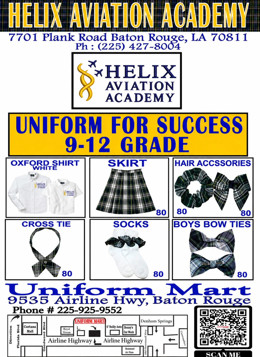 HAA Uniform requirements